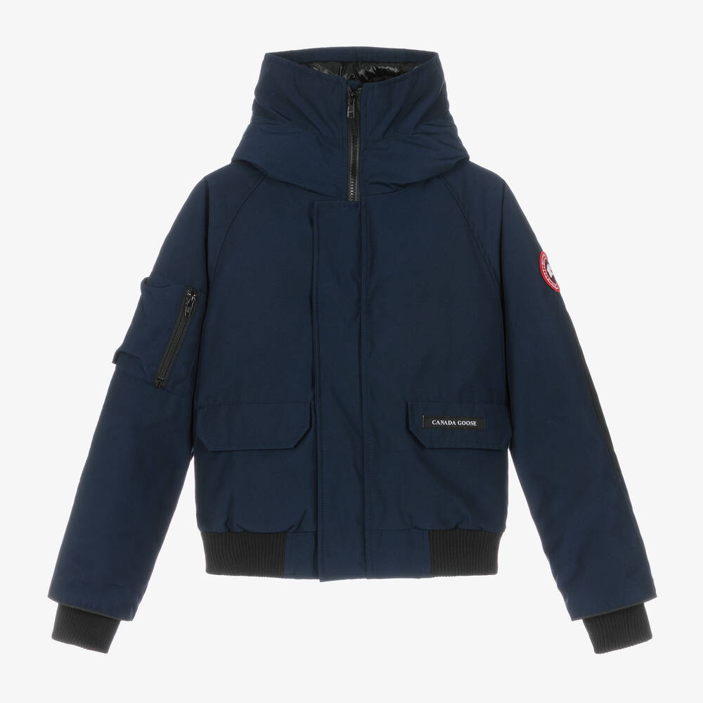 Canada Goose - Blue Down Padded Chilliwack Bomber Jacket | Childrensalon