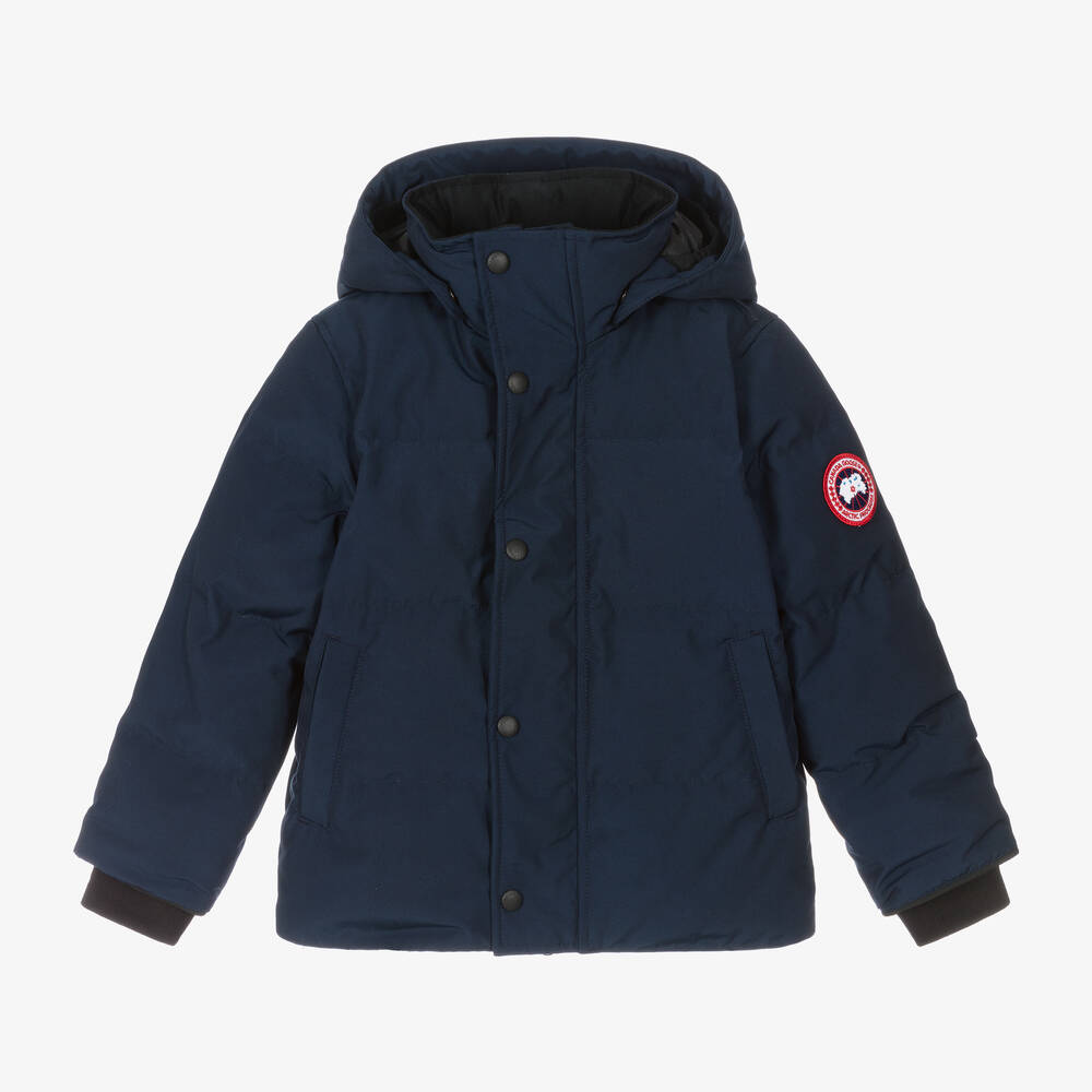 Canada Goose Navy Blue Down Padded Snowy Owl Jacket