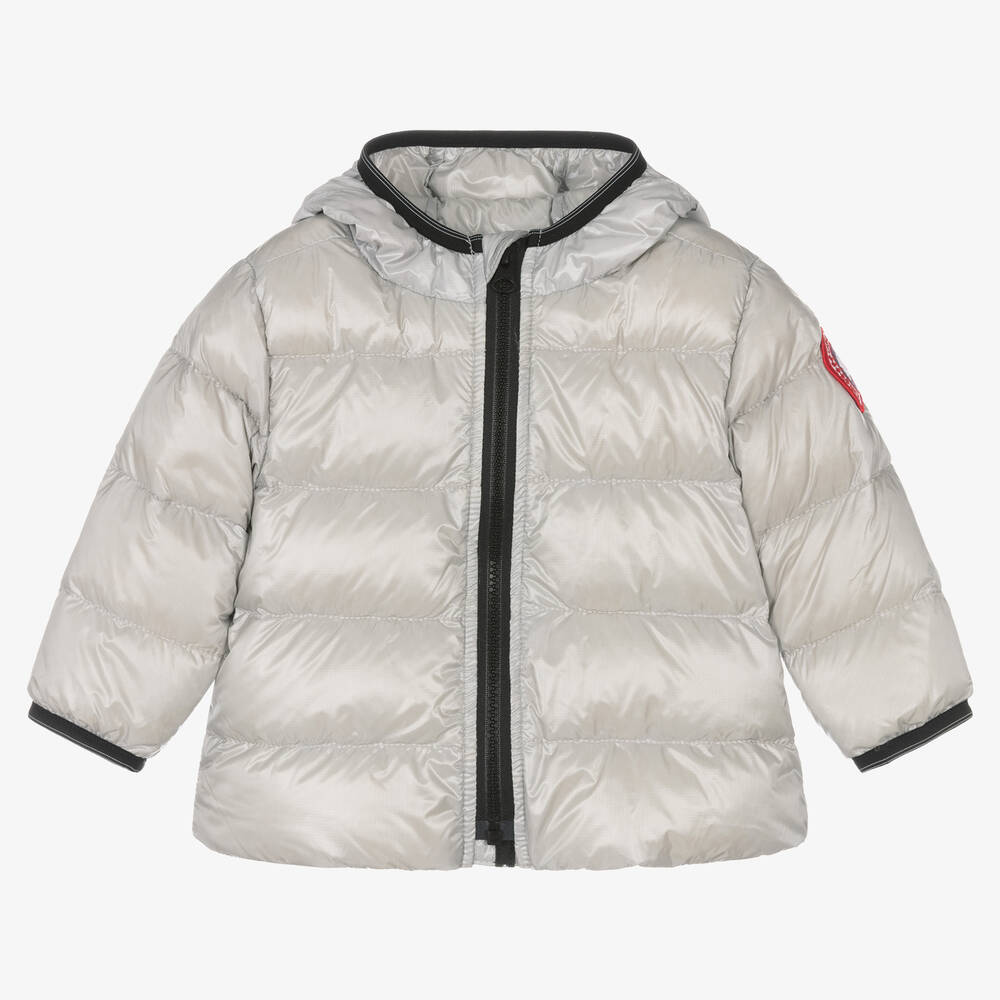 Canada Goose - Silver Down Padded Baby Jacket | Childrensalon