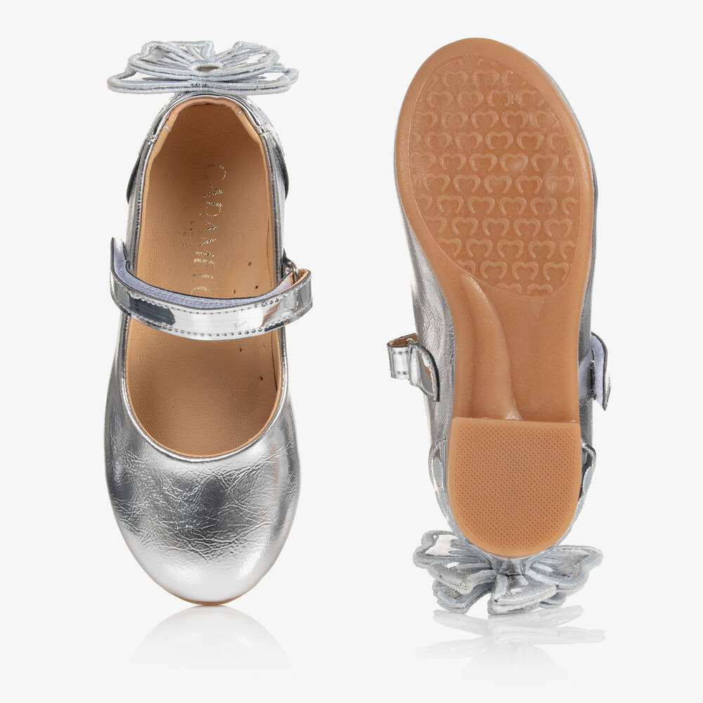Special Occasions Girls Silver Shoes | Cachet Kids
