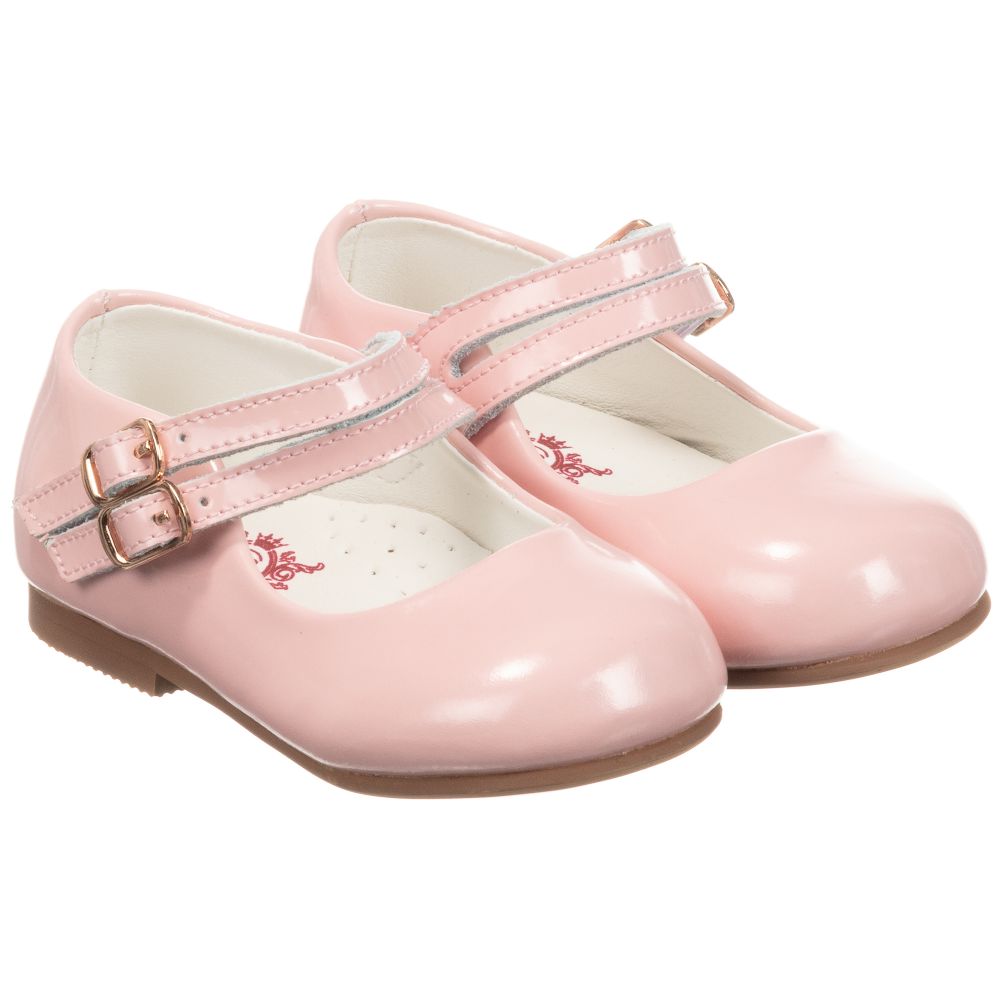 pink patent leather shoes