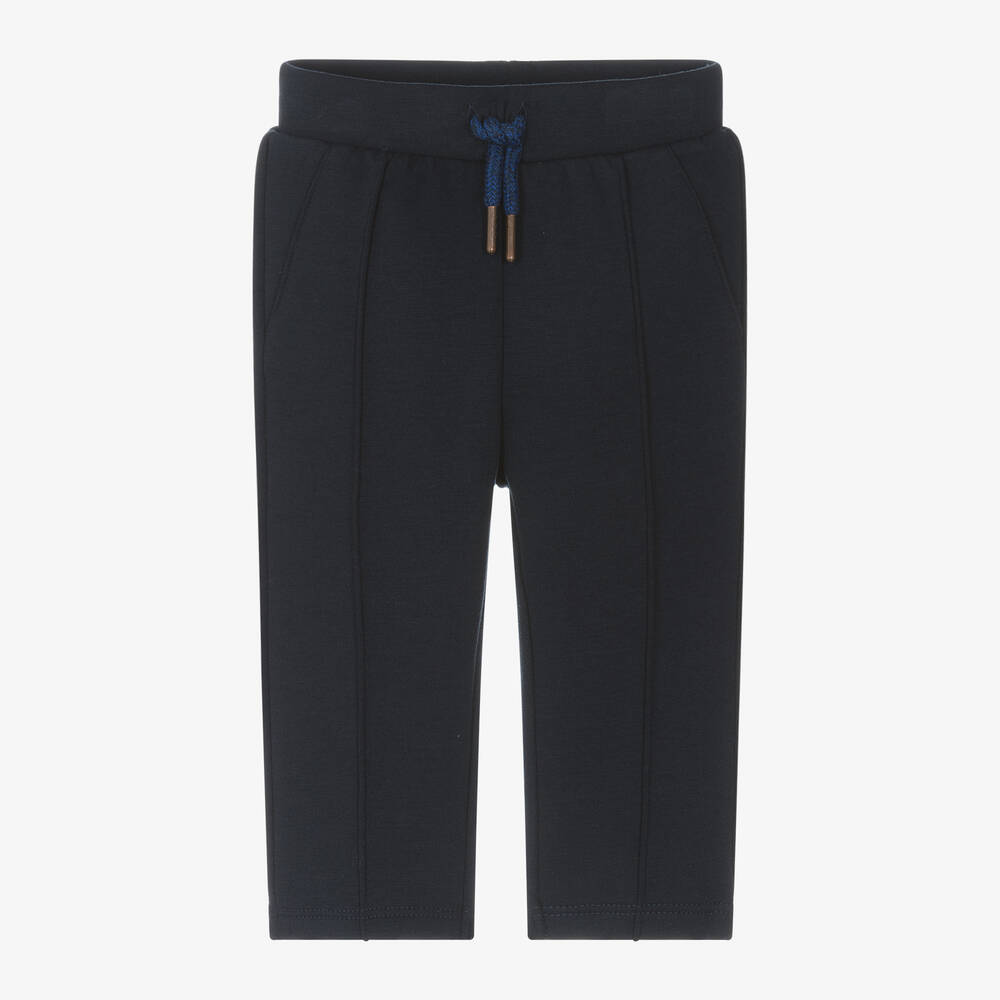 Carrément Beau - Boys Navy Blue Milano Joggers | Childrensalon