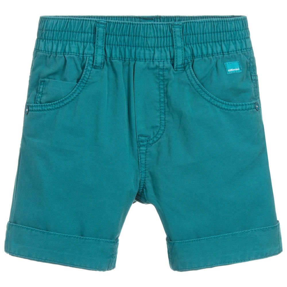Catimini Babies' Boys Green Cotton Shorts