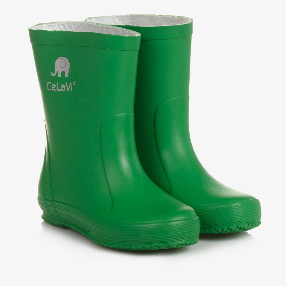 CeLaVi - بوت واقي من المطر لون أخضر | Childrensalon