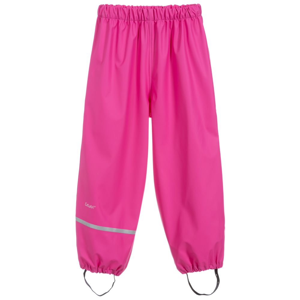 CeLaVi - Pink Waterproof Trousers | Childrensalon
