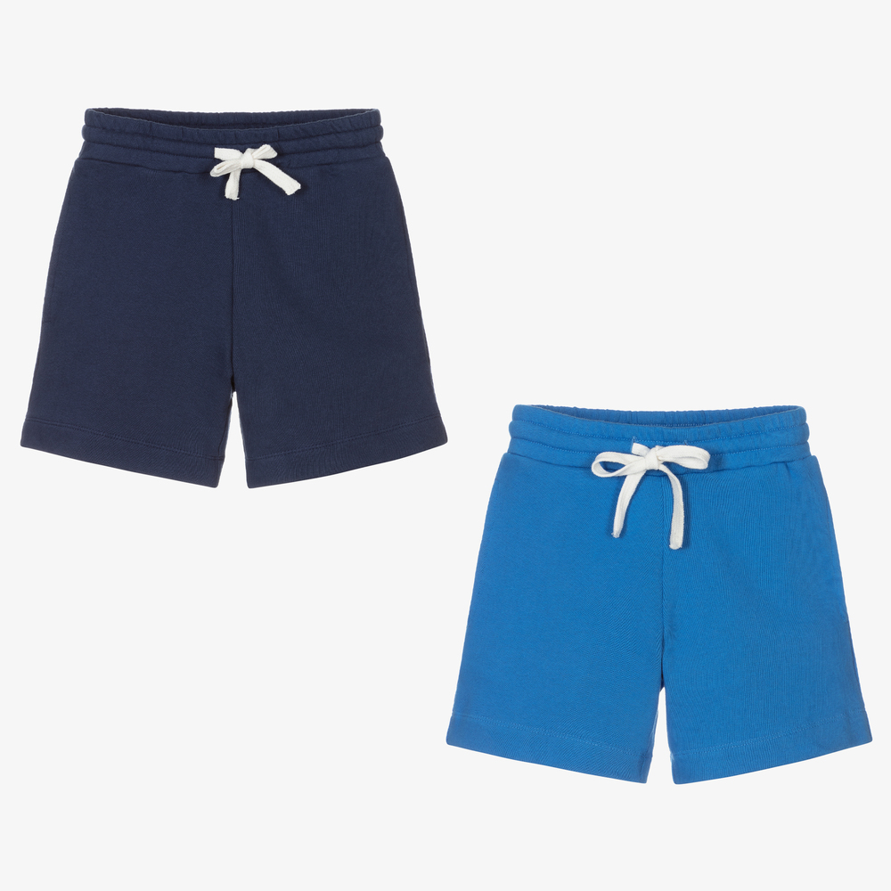 Childrensalon Essentials - Boys Blue Shorts (2 Pack) | Childrensalon