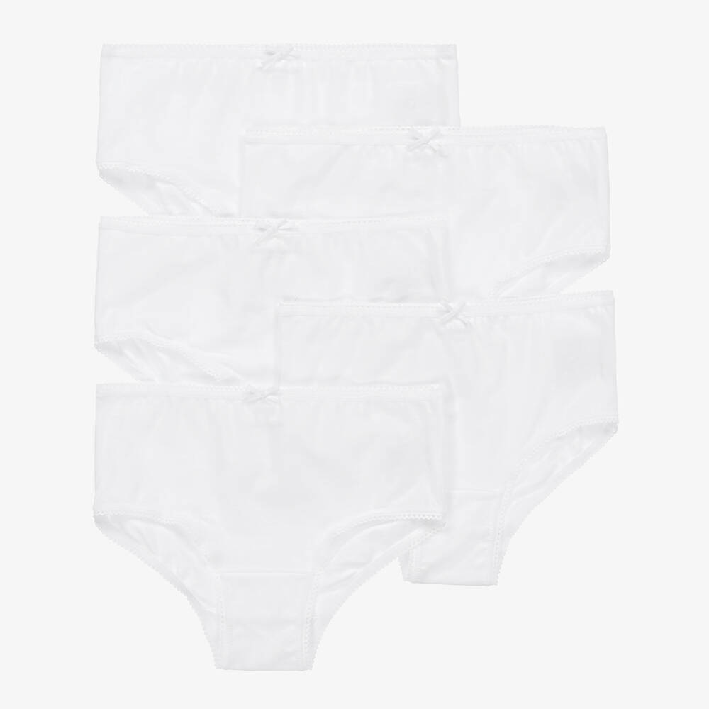 Embroidered cotton knickers white La Redoute Collections