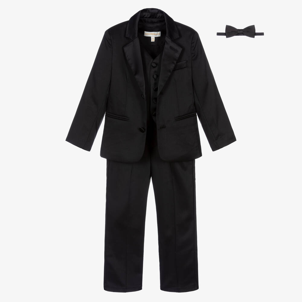 Charles Suit (Black) - Best Online Children's Boutique – Itty Bitty Toes