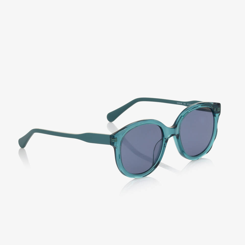 Chloé - Girls Teal Blue Sunglasses | Childrensalon