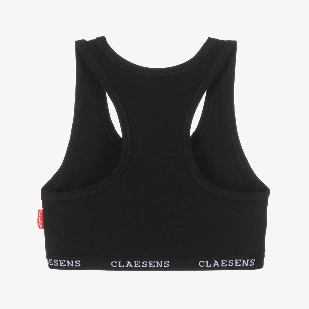 Claesen's - Girls Black Cotton Bra Top