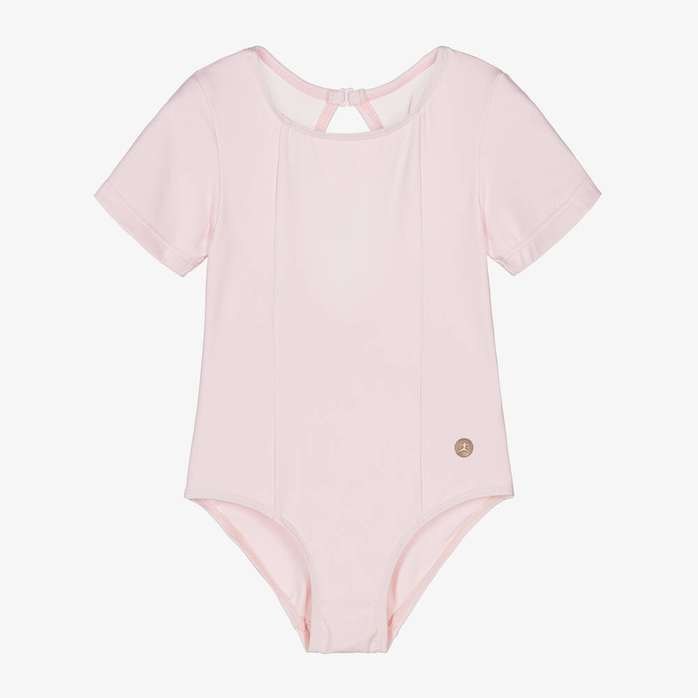 Danskin - Girls Pink Mesh Leotard | Childrensalon