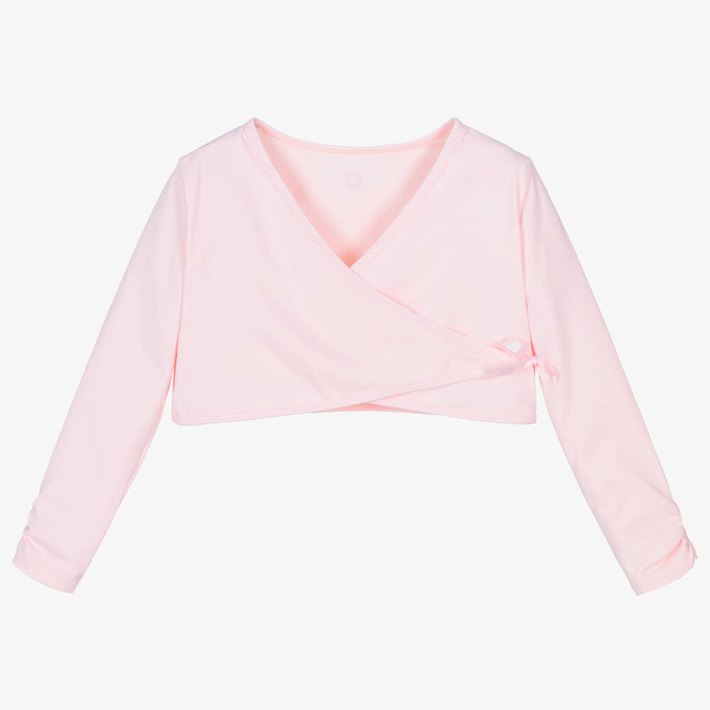 Danskin - Girls Pink Wrap Cardigan | Childrensalon