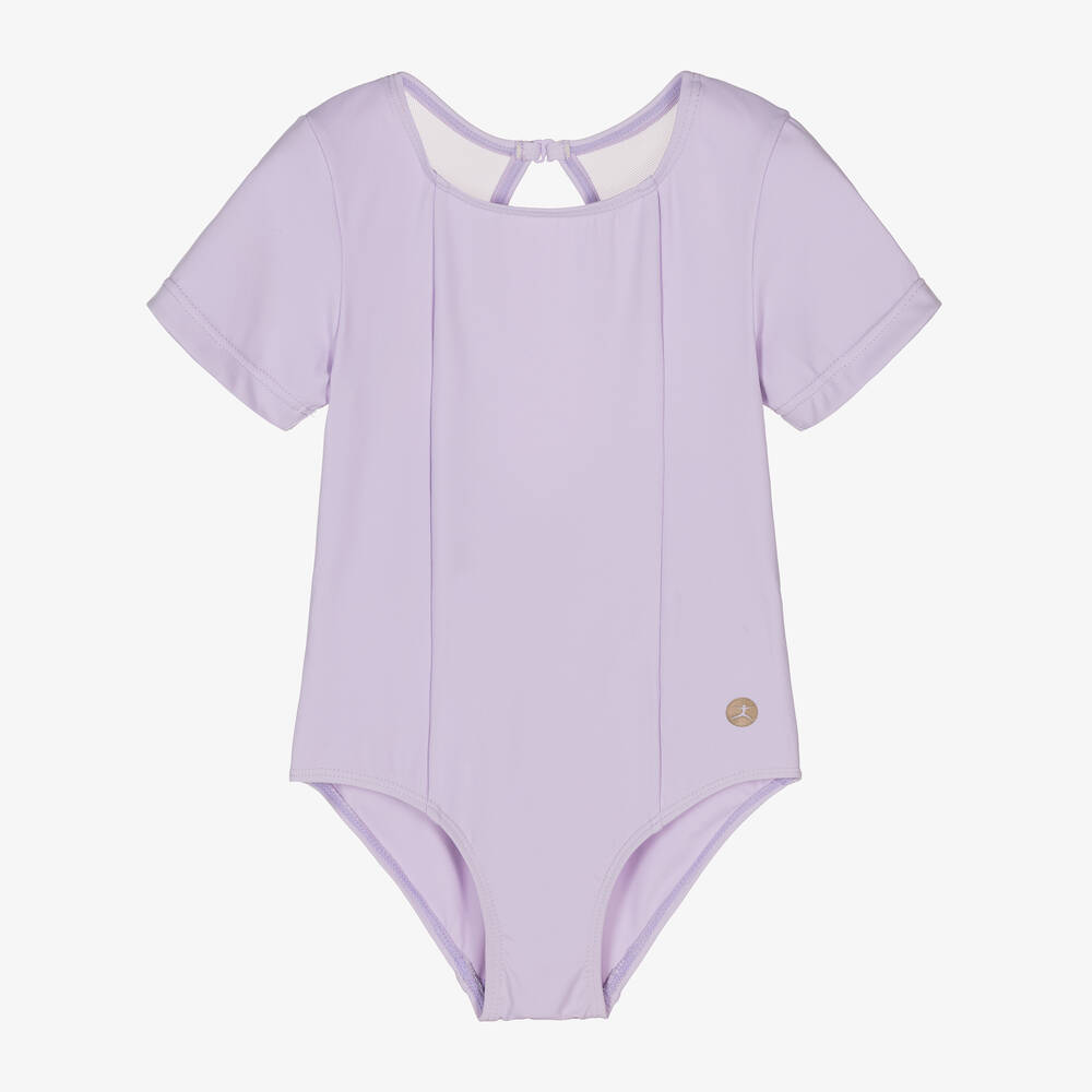 Danskin - Girls Purple Mesh Leotard | Childrensalon