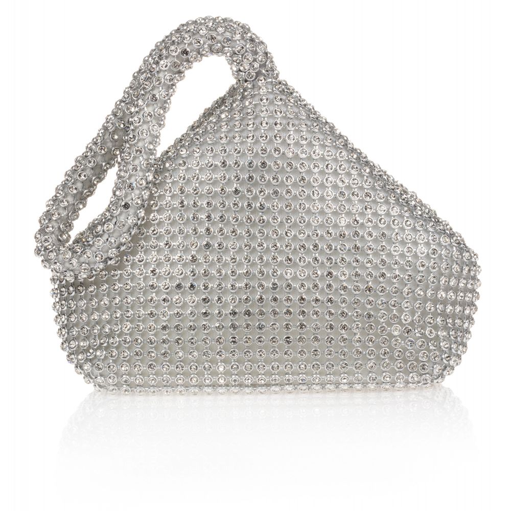 David Charles - Silver Diamanté Bag (15cm) | Childrensalon