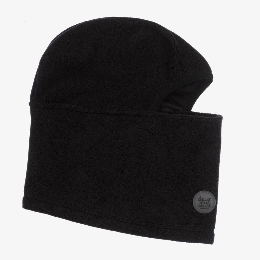 Deux par Deux - Black Fleece Balaclava | Childrensalon