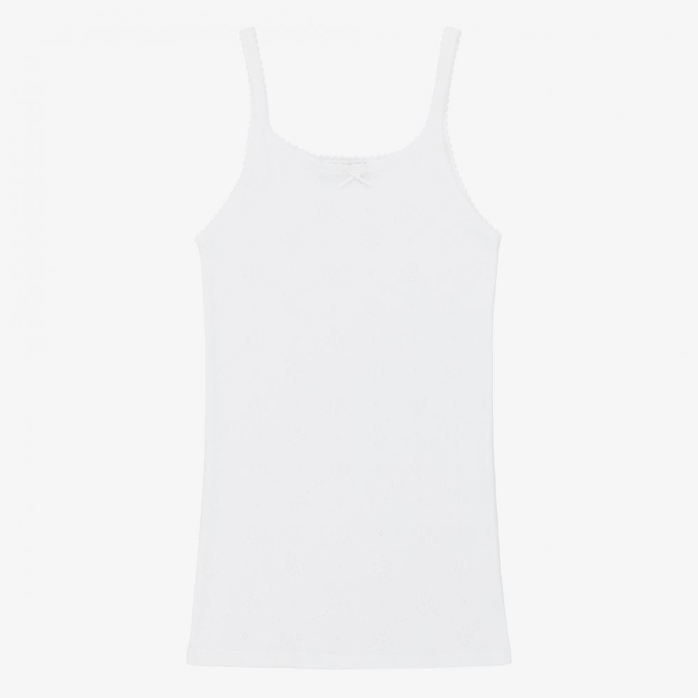 Diacar - Weißes Baumwoll-Unterhemd (M) | Childrensalon