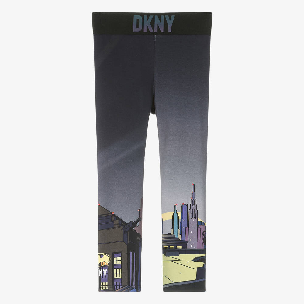 DKNY DKNY GIRLS BLUE COTTON BATMAN LEGGINGS