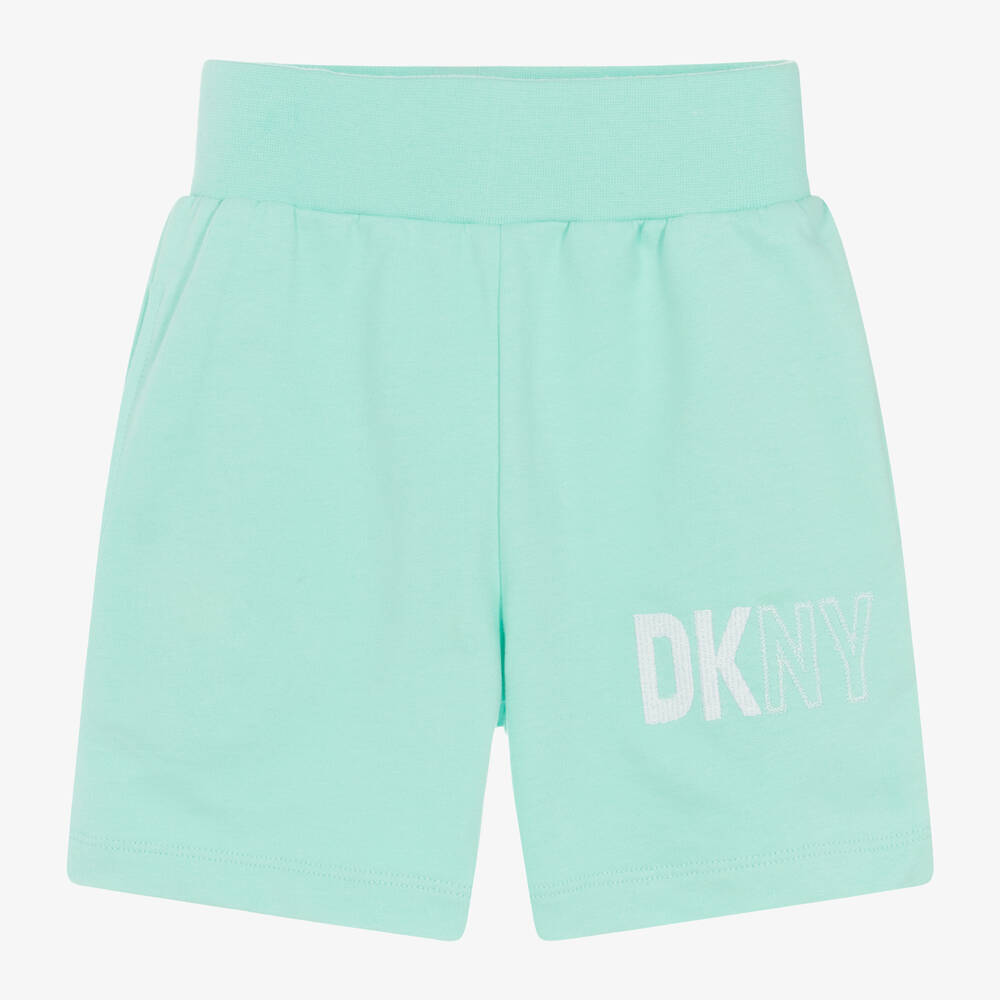 DKNY - Green Cotton Jersey Shorts | Childrensalon