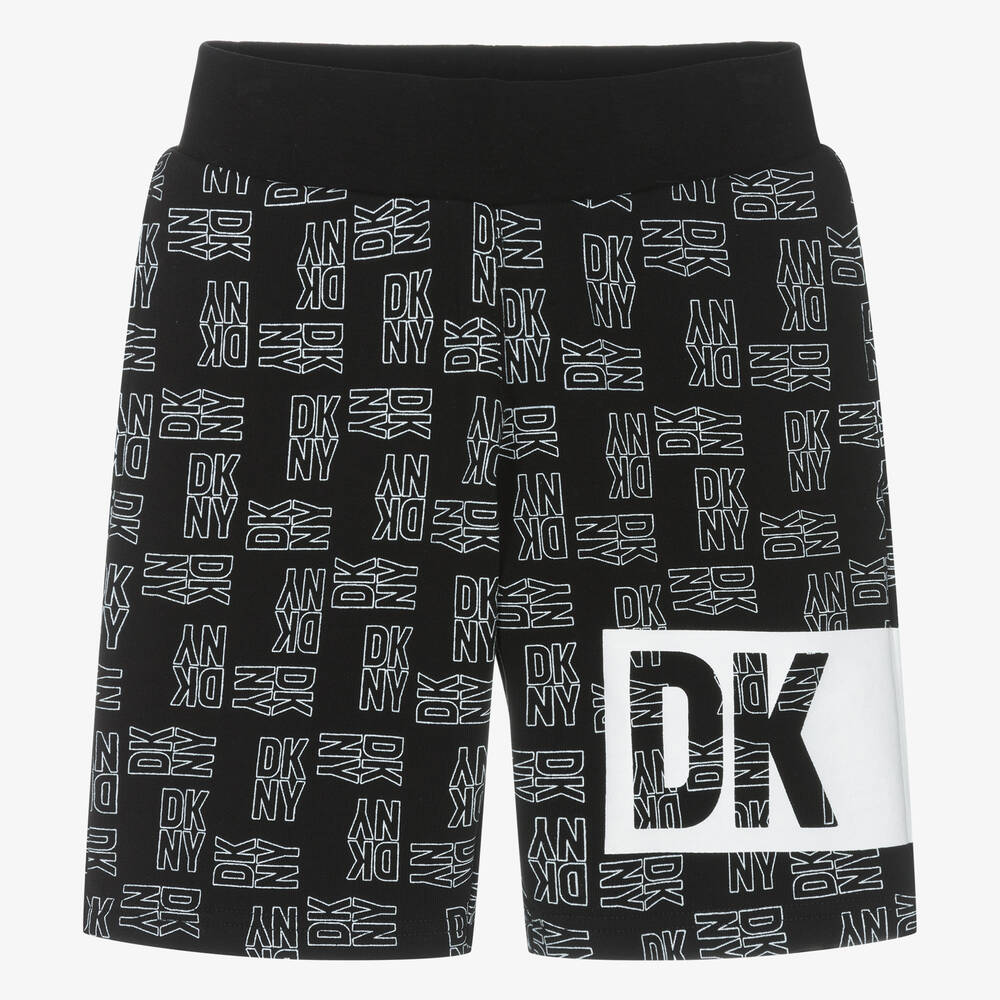 DKNY - Teen Black Cotton Shorts | Childrensalon