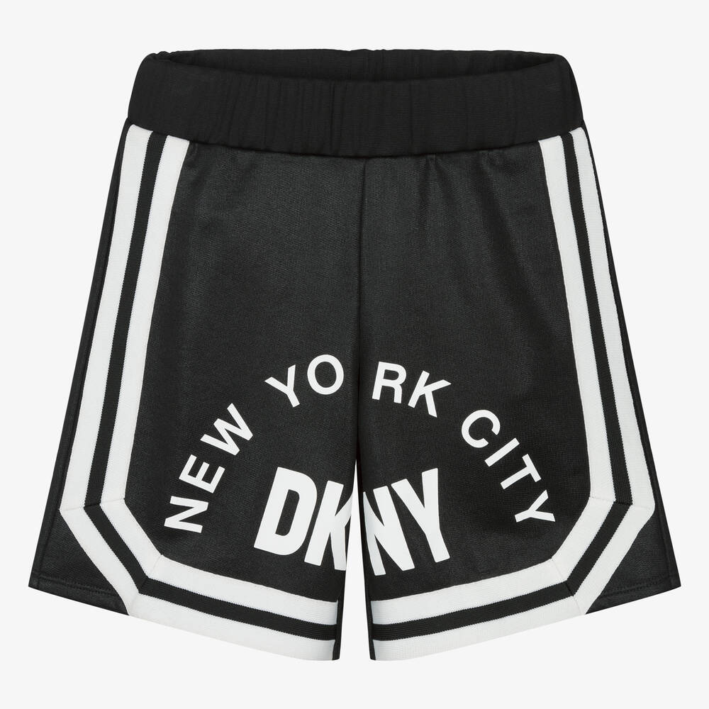 DKNY - Teen Black NYC Jersey Shorts | Childrensalon