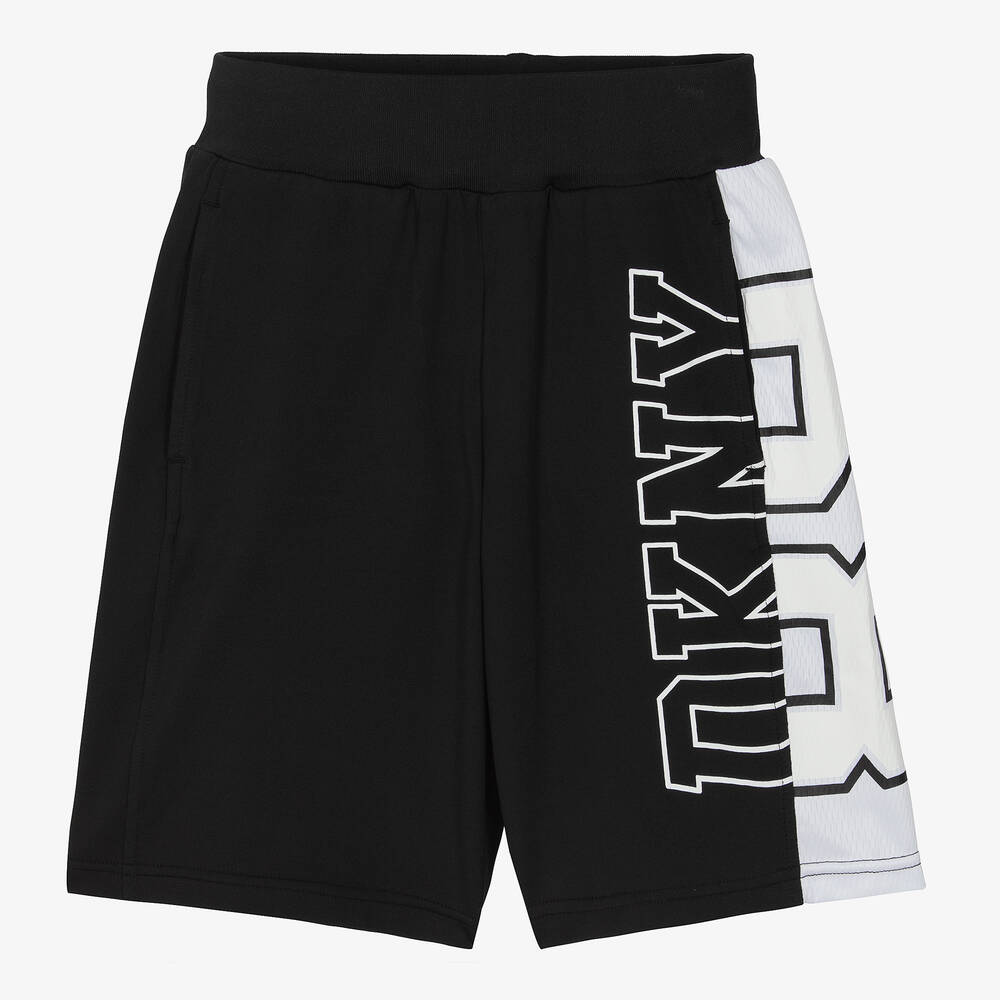 DKNY - Teen Black Varsity Jersey Shorts | Childrensalon