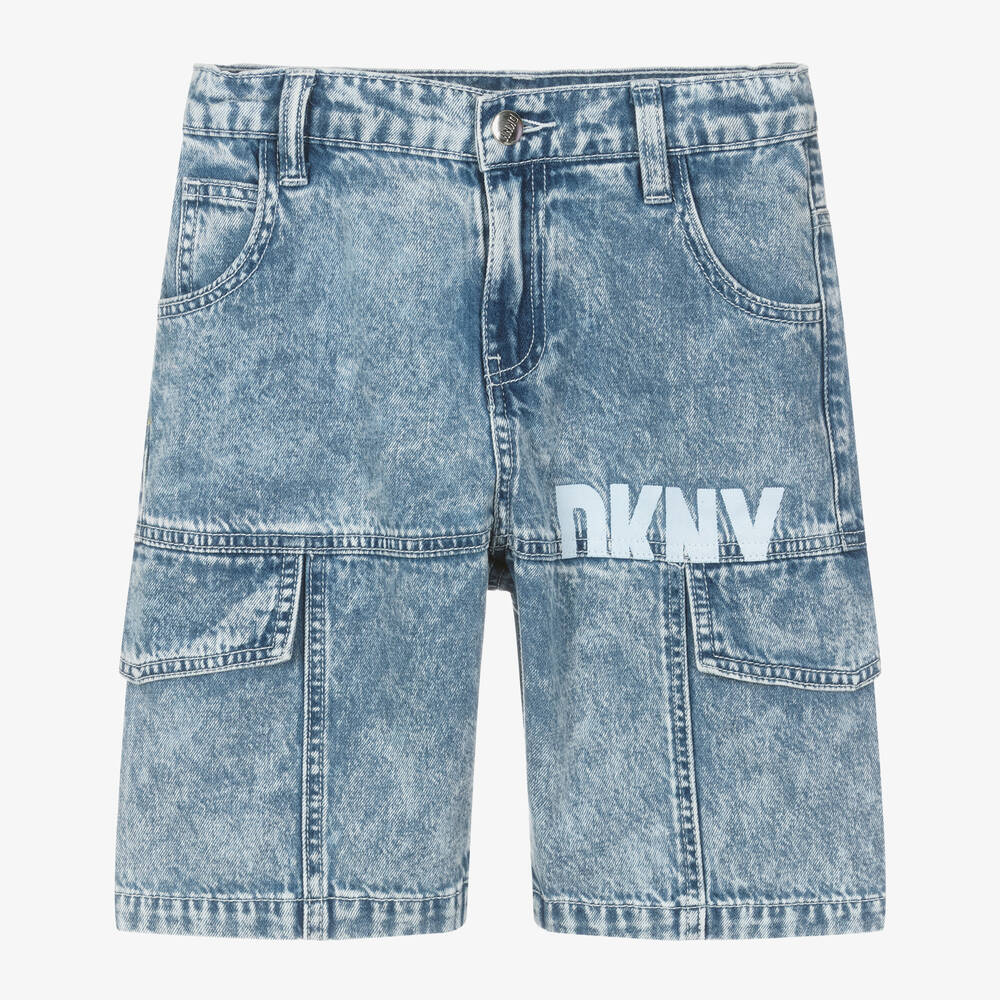 DKNY - Teen Boys Blue Denim Shorts | Childrensalon