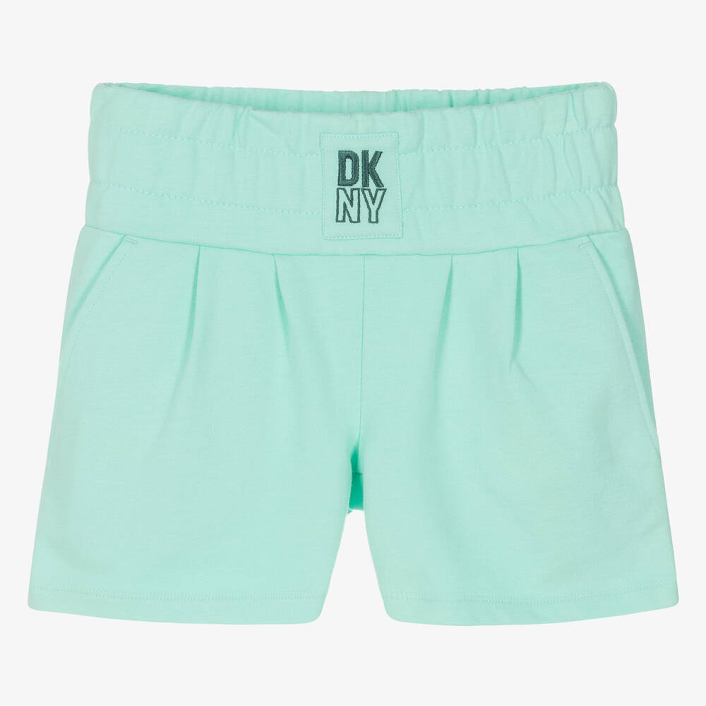 DKNY - Teen Girls Green Cotton Shorts | Childrensalon