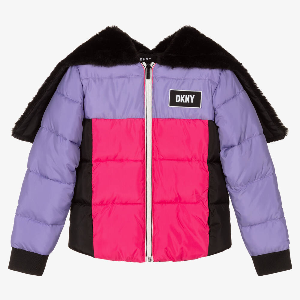 DKNY - Teen Girls Logo Puffer Jacket | Childrensalon