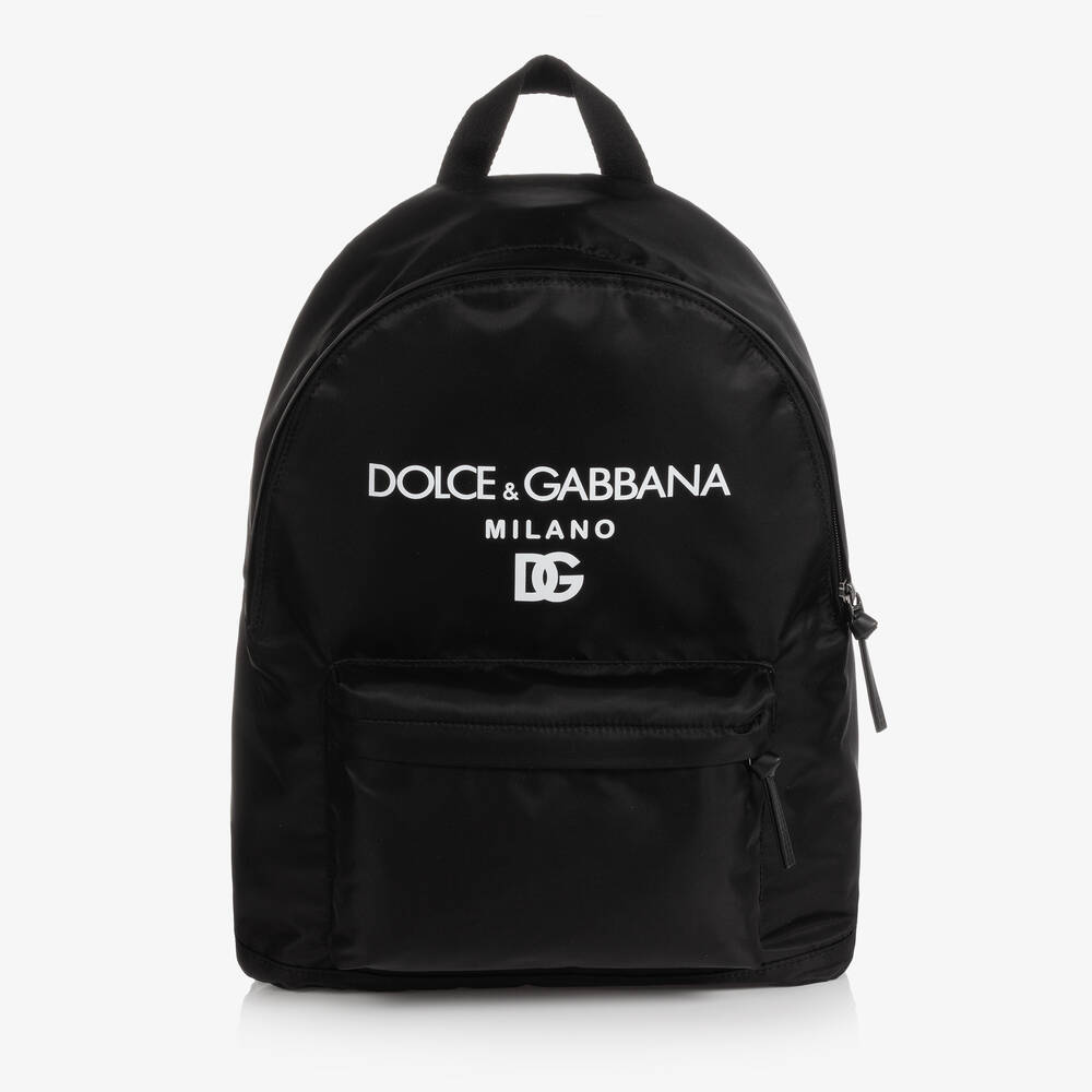 Dolce & Gabbana - حقيبة ظهر لون أسود (42 سم) | Childrensalon