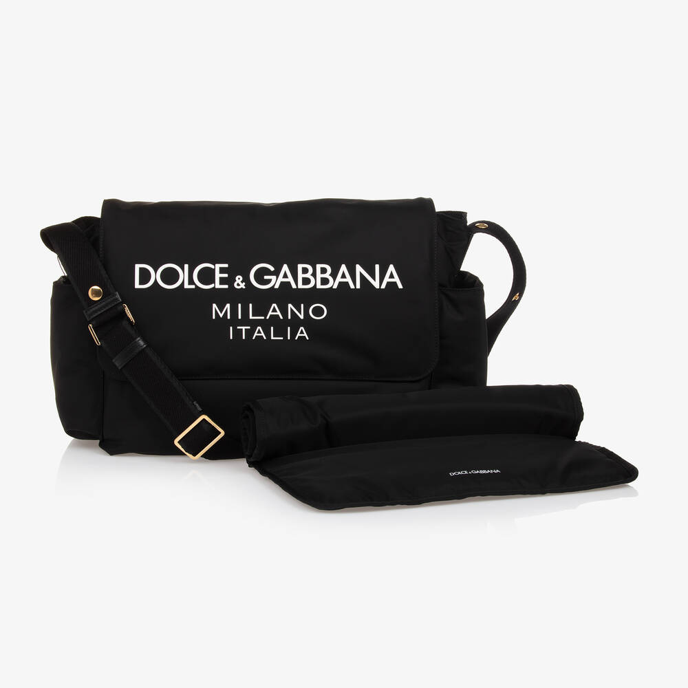 Dolce & Gabbana - Sac à langer noir 42cm | Childrensalon