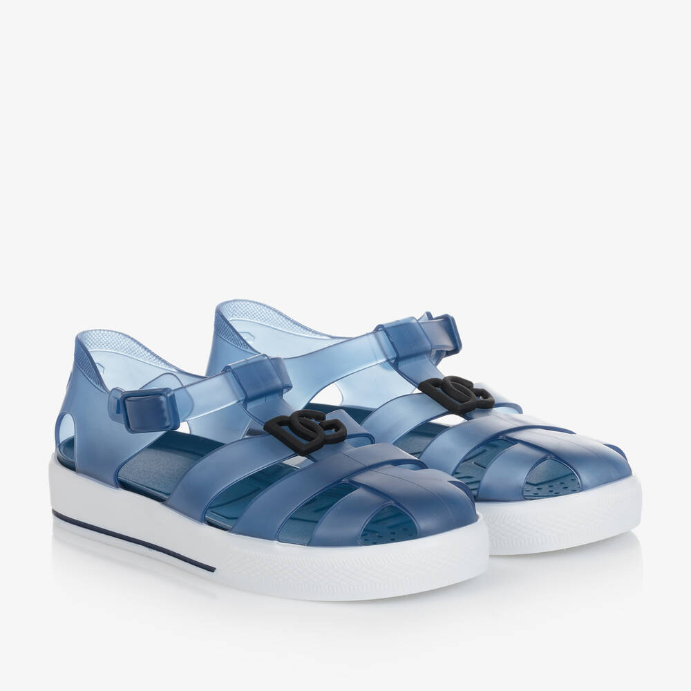 Dolce & Gabbana - حذاء جيلي لون أزرق | Childrensalon