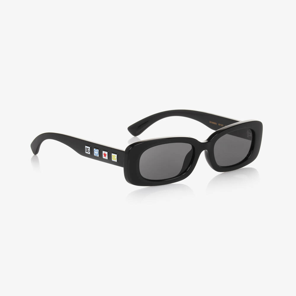 Dolce & Gabbana - Girls Black DG Charms Sunglasses | Childrensalon