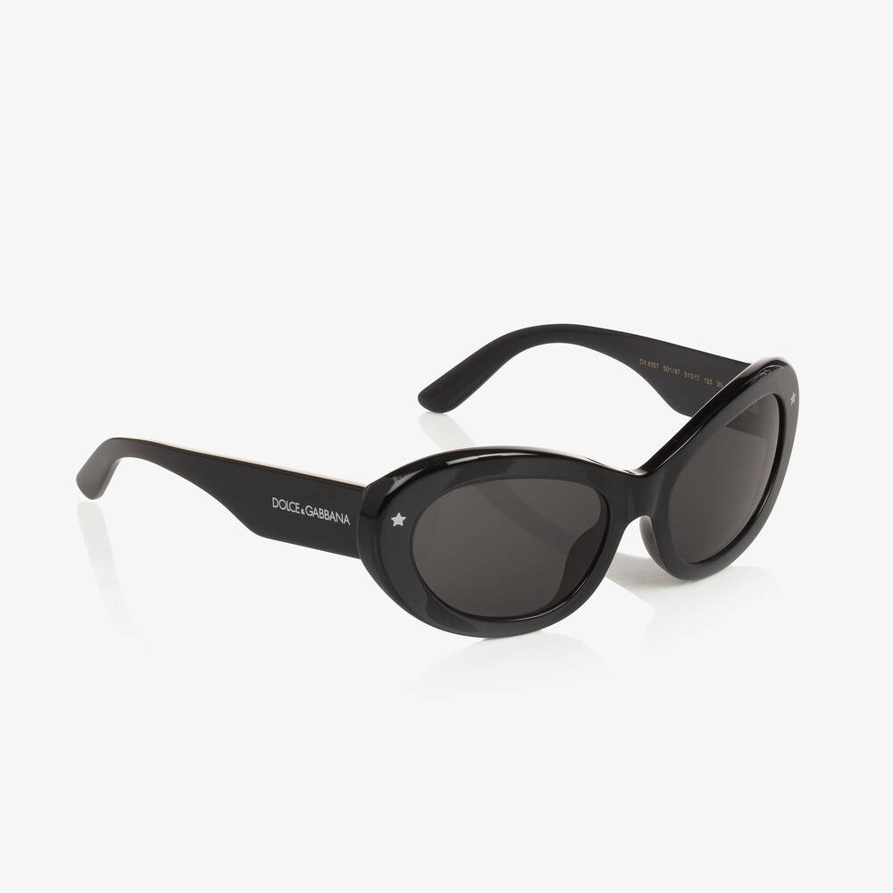 Dolce & Gabbana - Girls Black Tinted Sunglasses | Childrensalon