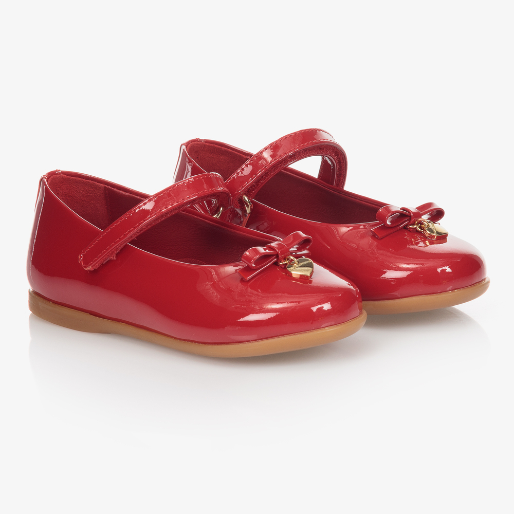 Dolce & Gabbana - Red Patent Leather Shoes | Childrensalon