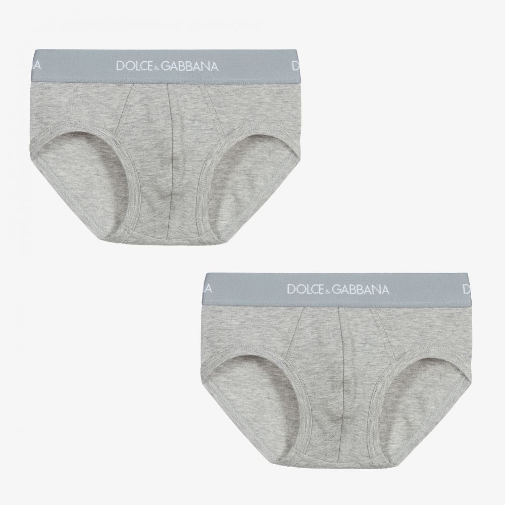 Dolce & Gabbana - Teen Grey Logo Pants (2 Pack) | Childrensalon