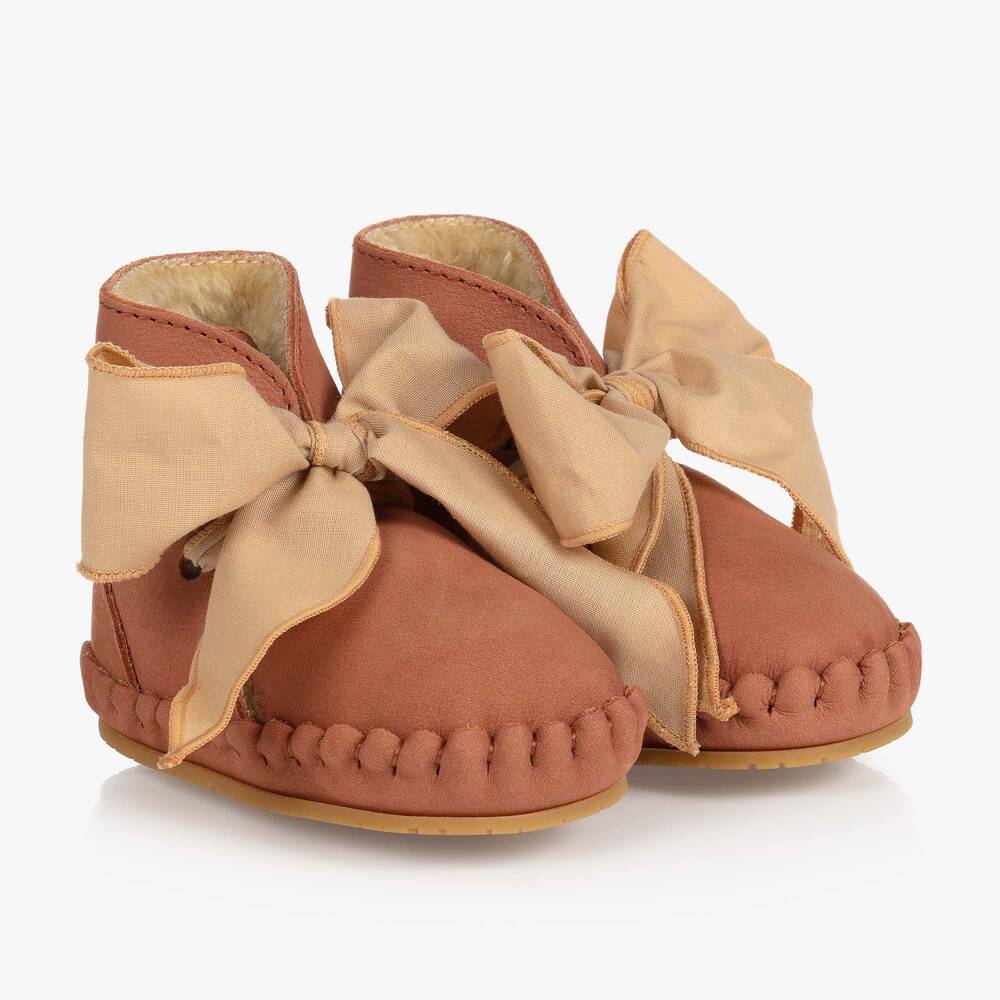 Donsje - Chaussures marron en cuir Bébé | Childrensalon