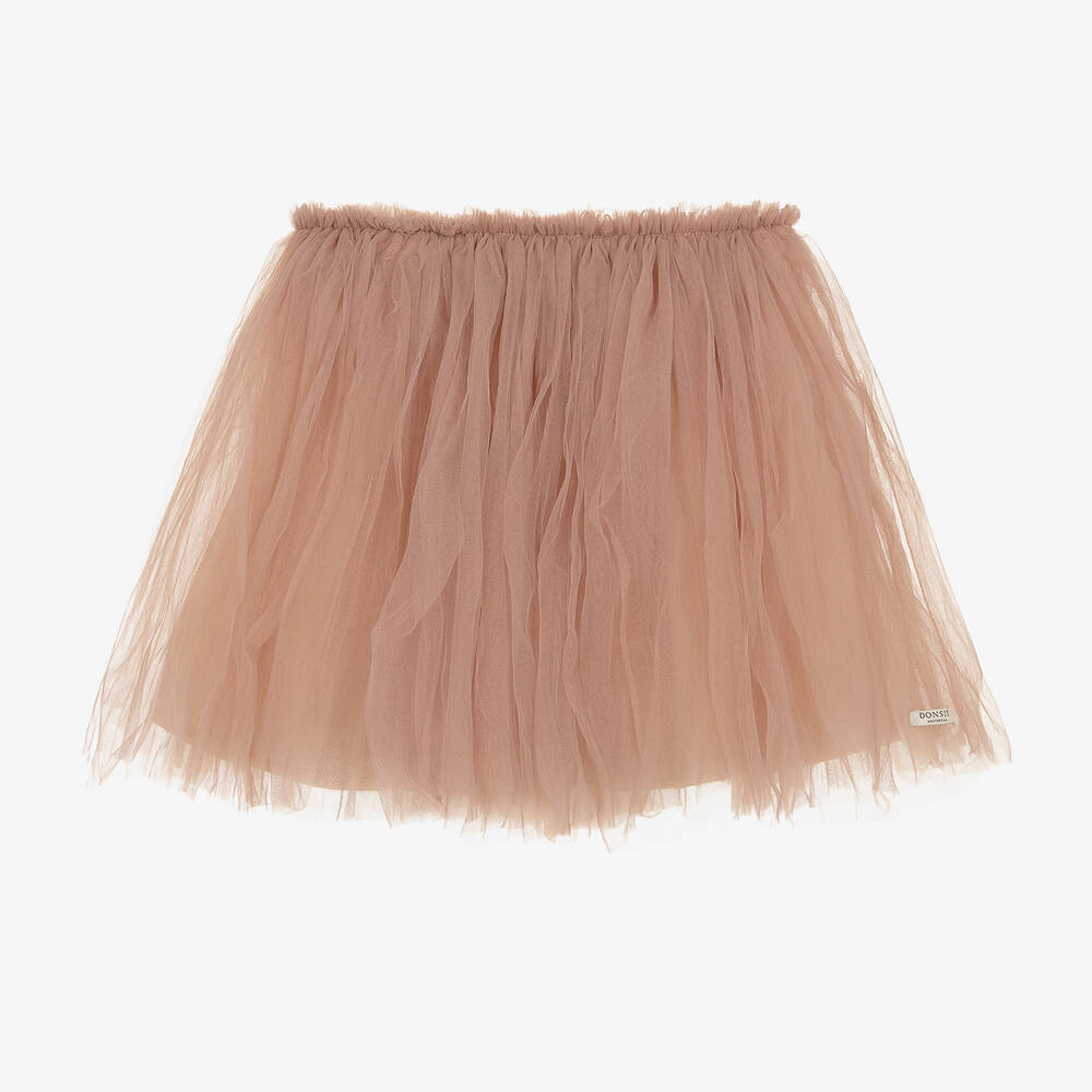 Donsje - Girls Pink Tulle Skirt | Childrensalon
