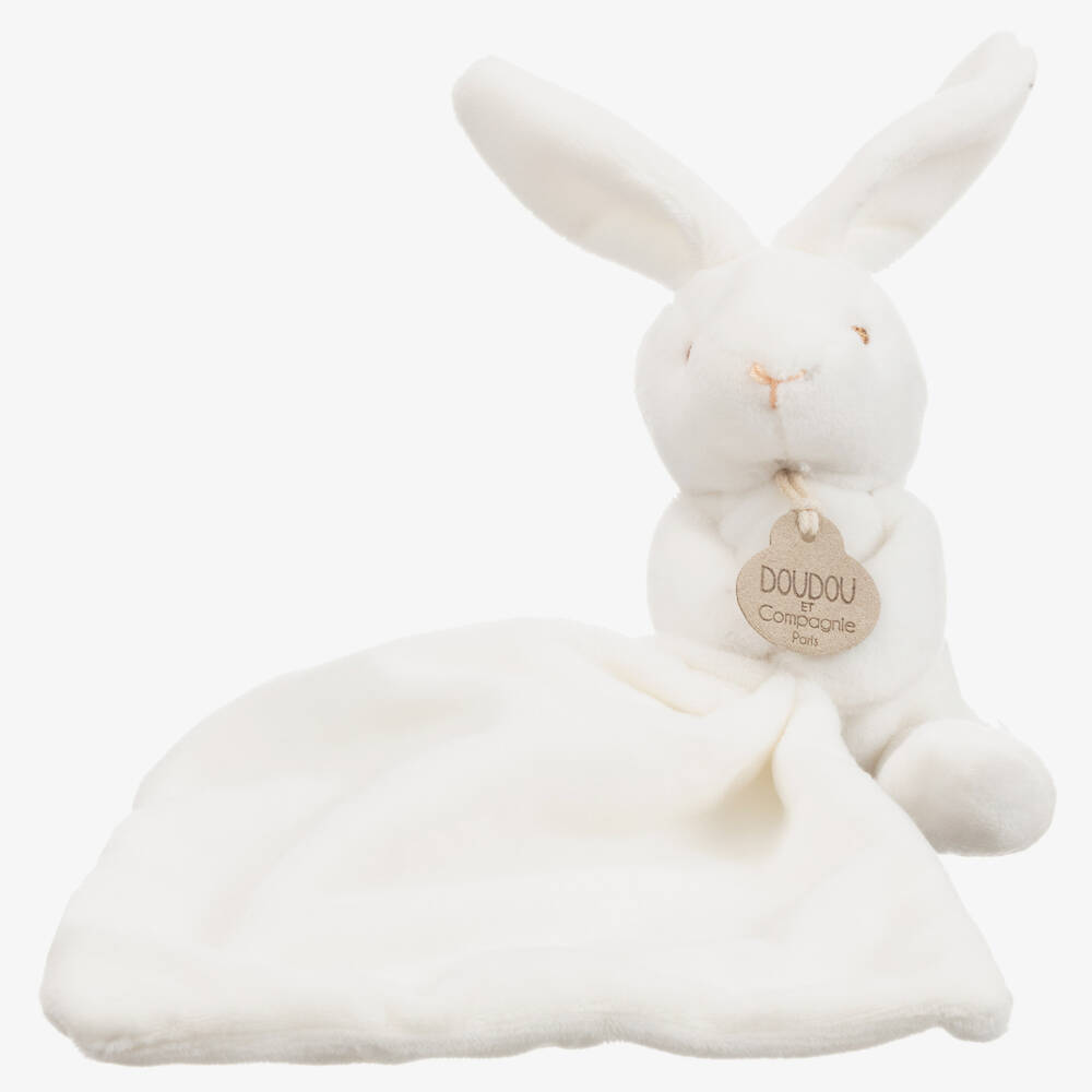 Doudou et Compagnie - Velour Bunny Comforter (22cm) | Childrensalon