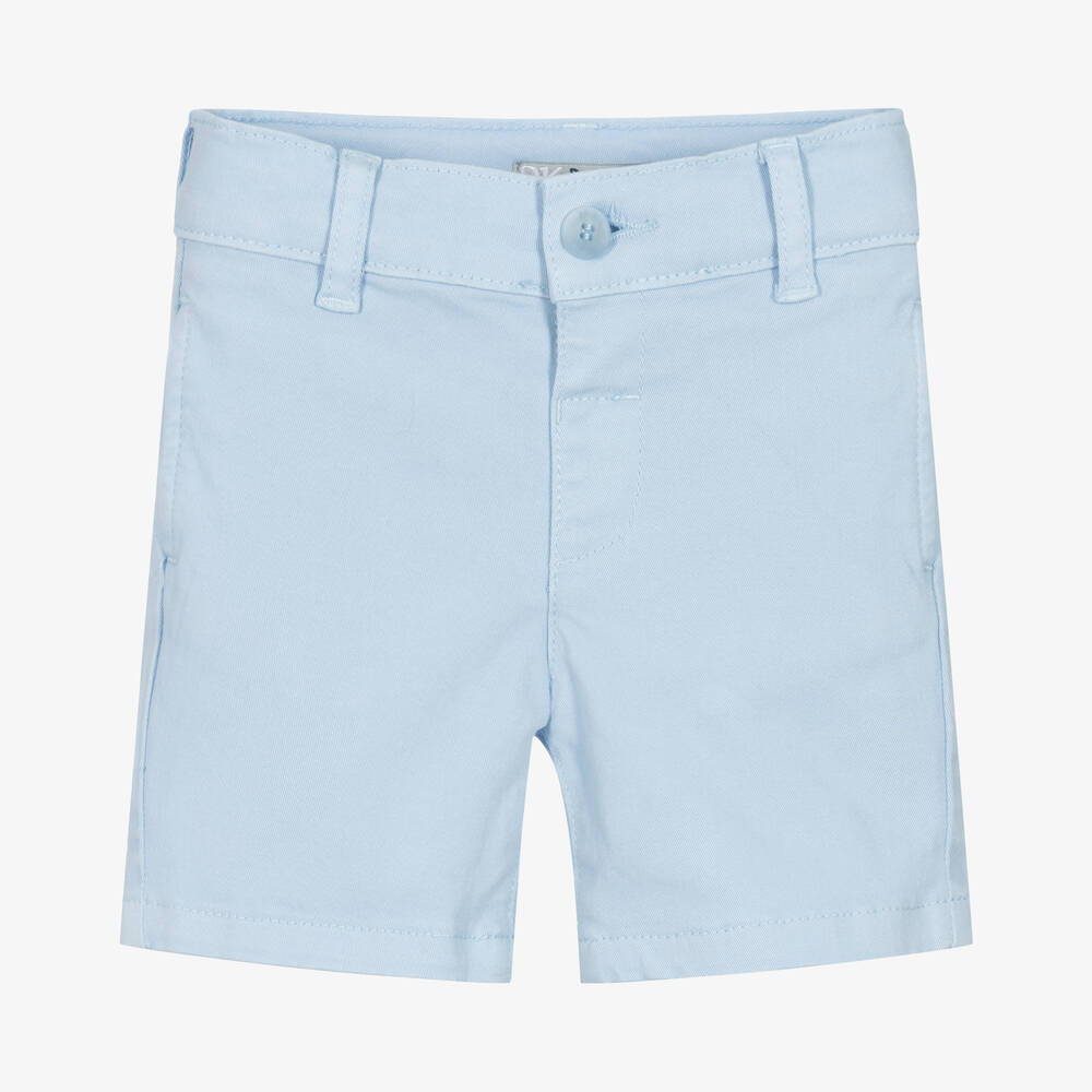 Dr. Kid - Boys Blue Cotton Chino Shorts | Childrensalon
