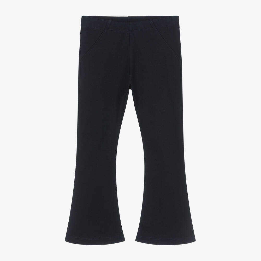 Dr. Kid - Girls Navy Blue Flared Trousers | Childrensalon