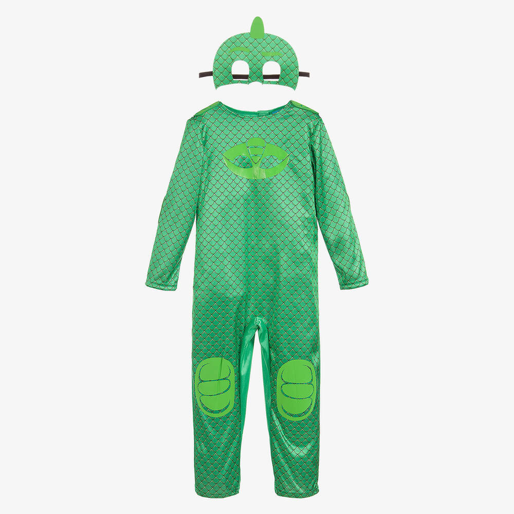 Dress Up by Design - زي تنكري Gekko PJ Masks لون أخضر للأولاد | Childrensalon