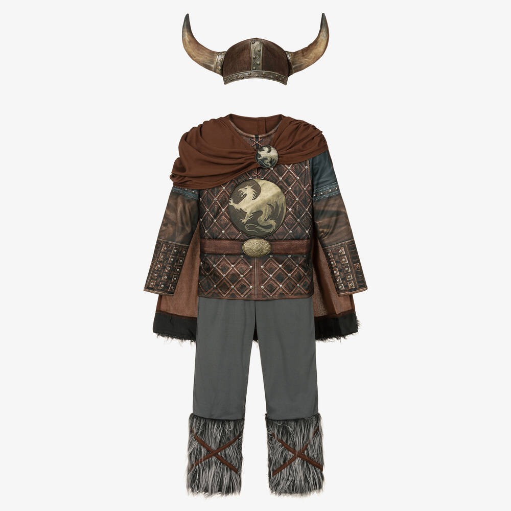 Shop Dress Up By Design Boys Viking King Dressing-up Costume In Brown