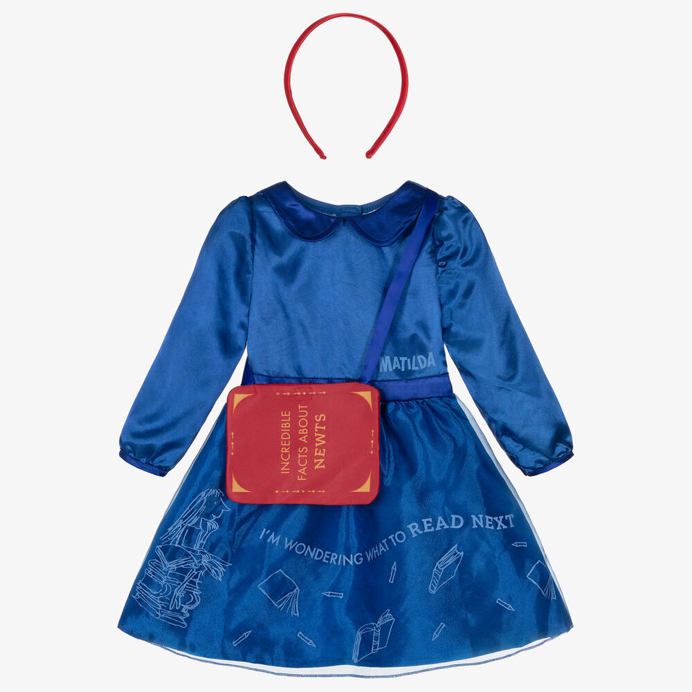 Dress Up by Design - زي تنكري ماتيلدا أورغانزا لون أزرق للبنات | Childrensalon