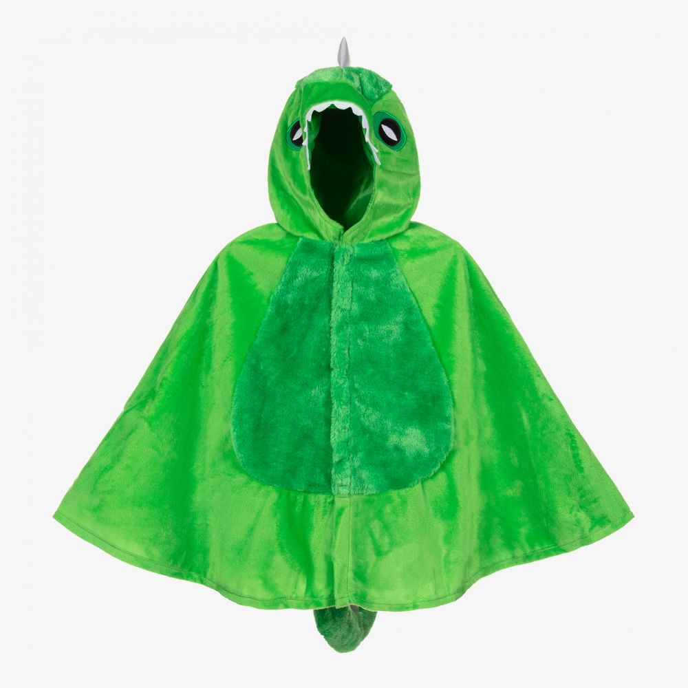 Dress Up by Design - كيب هودي فرو صناعي لون أخضر فاتح | Childrensalon