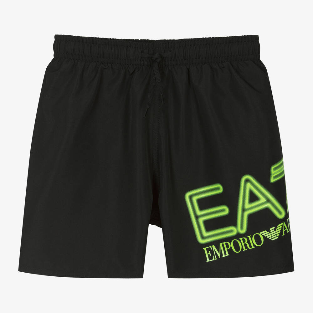 EA7 Emporio Armani - شورت سباحة لون أسود للمراهقين | Childrensalon