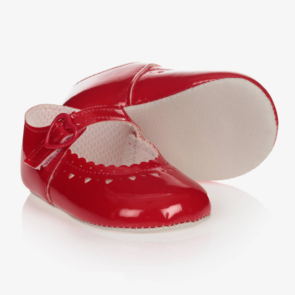Early Days - Chaussures pré-marche vernies rouges bébé fille | Childrensalon