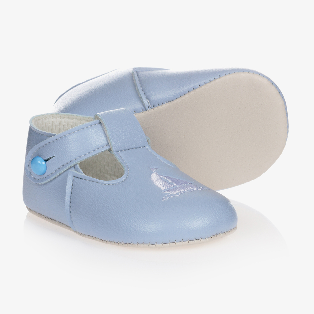 Early Days Baypods - حذاء  لون أزرق فاتح لمرحلة ما قبل المشي | Childrensalon