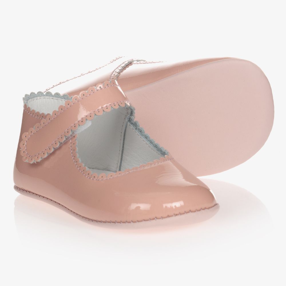 Early Days - Pink Patent Pre-Walker Shoes | Childrensalon
