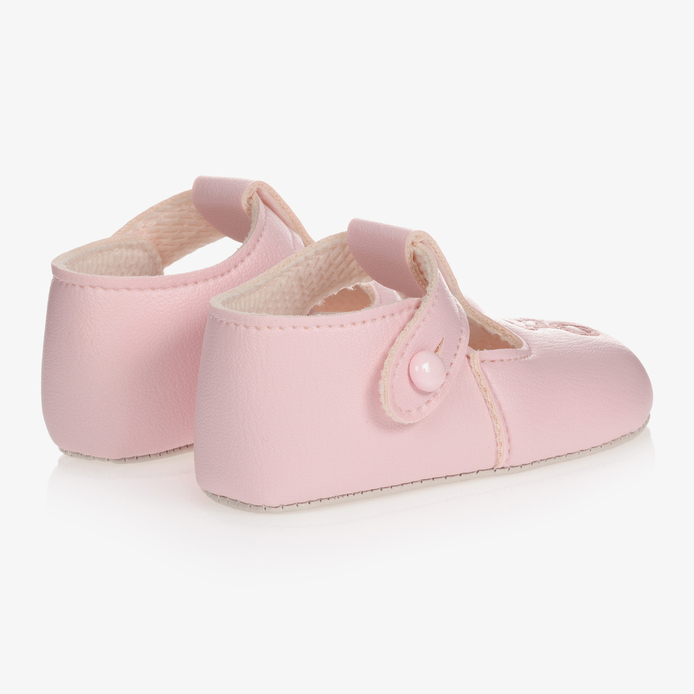 Early Days Baypods - Pink Pre-Walker Button Shoes | Childrensalon