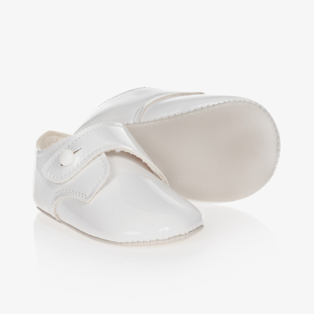 Early Days Baypods - حذاء لون أبيض لمرحلة ما قبل المشي  | Childrensalon